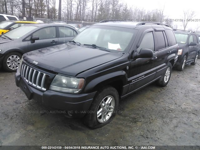 1J4GW48N64C407761 - 2004 JEEP GRAND CHEROKEE LAREDO/COLUMBIA/FREEDOM 黑色 照片 2
