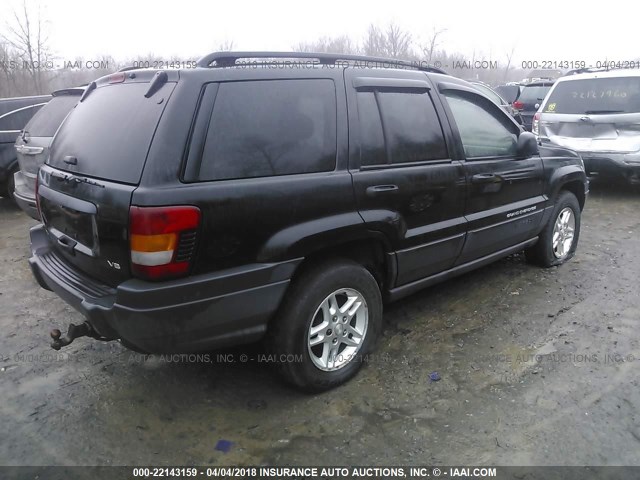 1J4GW48N64C407761 - 2004 JEEP GRAND CHEROKEE LAREDO/COLUMBIA/FREEDOM 黑色 照片 4