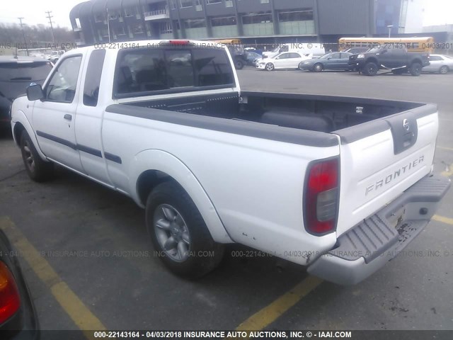 1N6DD26T43C466128 - 2003 NISSAN FRONTIER KING CAB XE WHITE photo 3