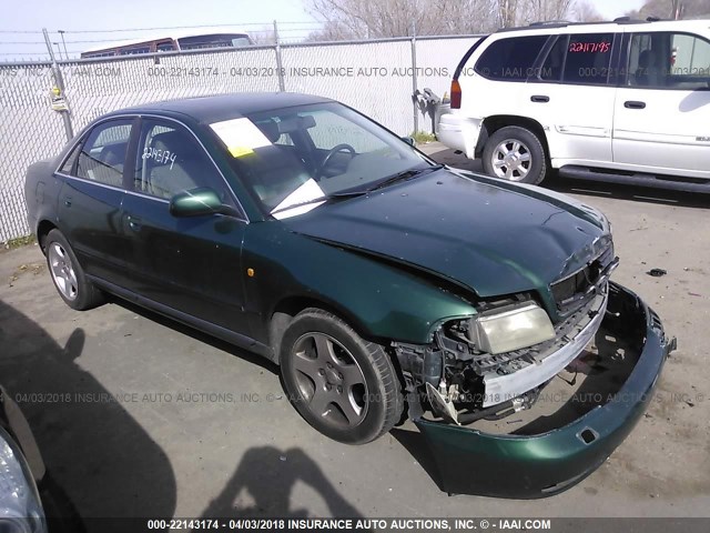 WAUED28D7XA039442 - 1999 AUDI A4 2.8 QUATTRO GREEN photo 1