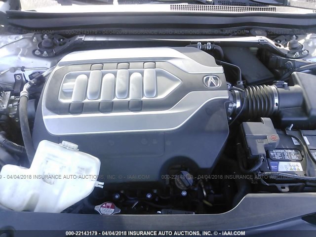 JH4KC1F93EC006567 - 2014 ACURA RLX ADVANCE SILVER photo 10