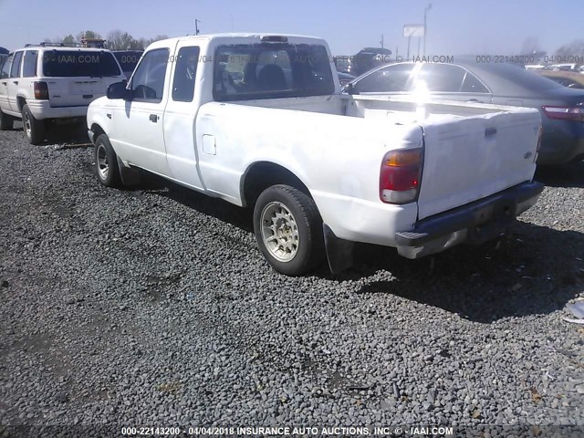 1FTYR14V8XPA72652 - 1999 FORD RANGER SUPER CAB WHITE photo 3