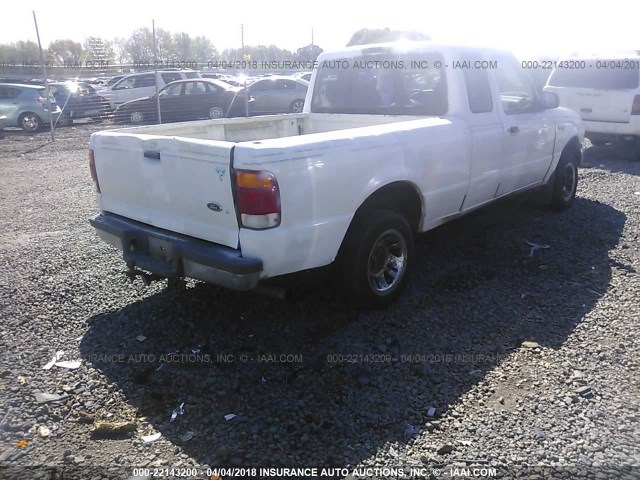 1FTYR14V8XPA72652 - 1999 FORD RANGER SUPER CAB WHITE photo 4