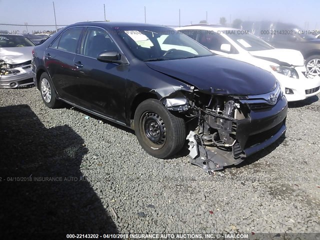 4T1BF1FKXDU228779 - 2013 TOYOTA CAMRY L/SE/LE/XLE GRAY photo 1