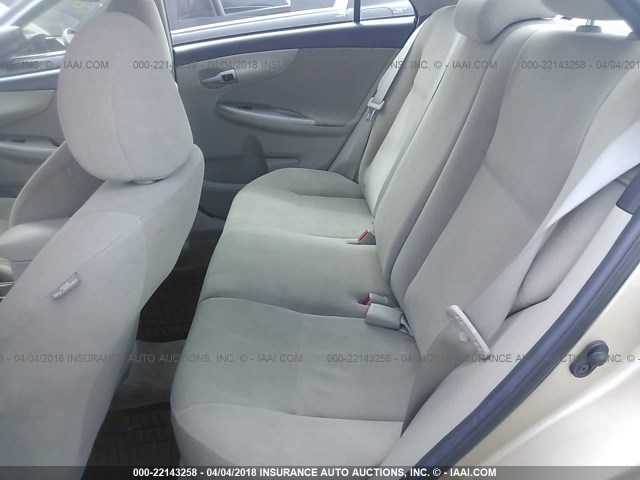 5YFBU4EE8DP155285 - 2013 TOYOTA COROLLA S/LE ოქროსფერი ფოტო 8