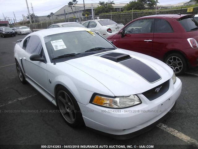 1FAFP42R54F223510 - 2004 FORD MUSTANG MACH I WHITE photo 1