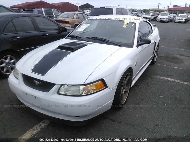 1FAFP42R54F223510 - 2004 FORD MUSTANG MACH I WHITE photo 2