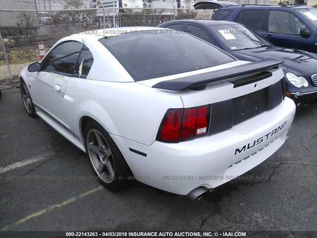 1FAFP42R54F223510 - 2004 FORD MUSTANG MACH I WHITE photo 3