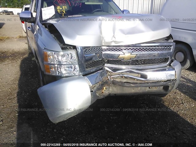 1GCRCREA3BZ192260 - 2011 CHEVROLET SILVERADO C1500  LS SILVER photo 6