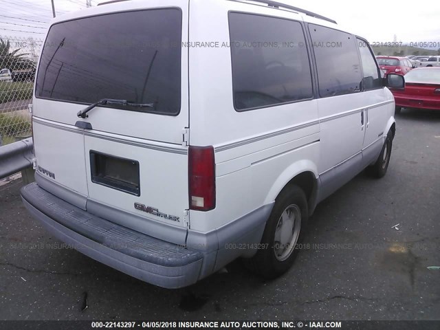 1GKDM19W2VB550884 - 1997 GMC SAFARI XT WHITE photo 4