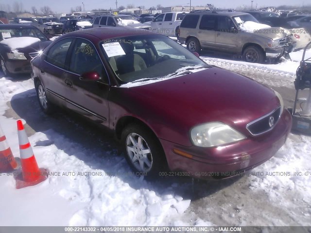 1MEFM50U52G639885 - 2002 MERCURY SABLE GS/GS PLUS RED photo 1