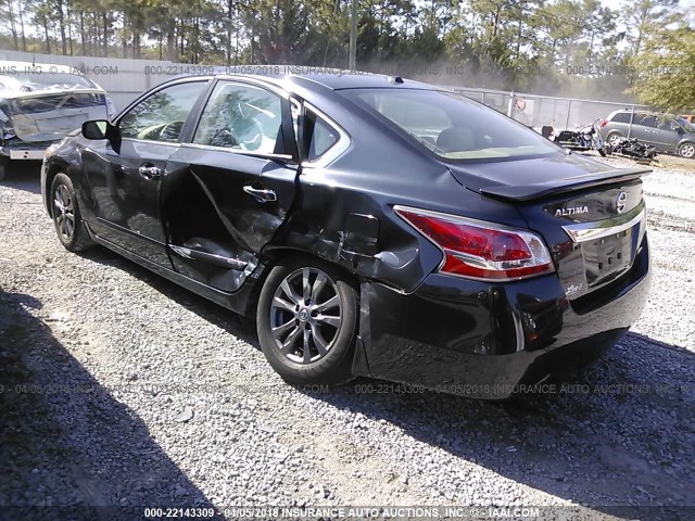 1N4AL3AP2FC471850 - 2015 NISSAN ALTIMA 2.5/S/SV/SL BLACK photo 3