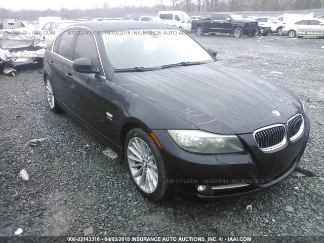 WBAPL33559A405936 - 2009 BMW 335 XI BLUE photo 1