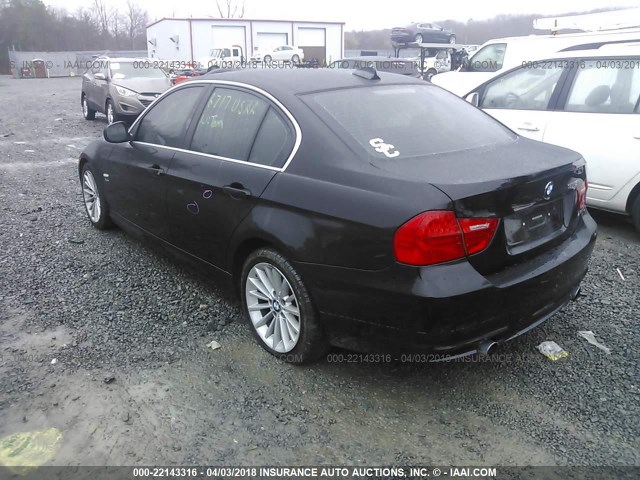 WBAPL33559A405936 - 2009 BMW 335 XI BLUE photo 3