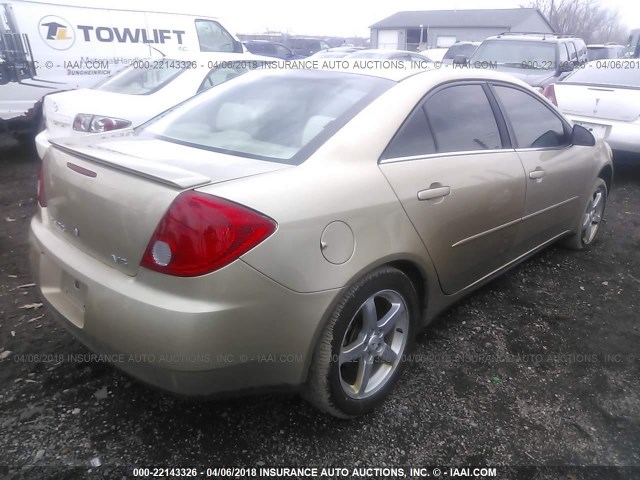 1G2ZG58N274125363 - 2007 PONTIAC G6 SE GOLD photo 4