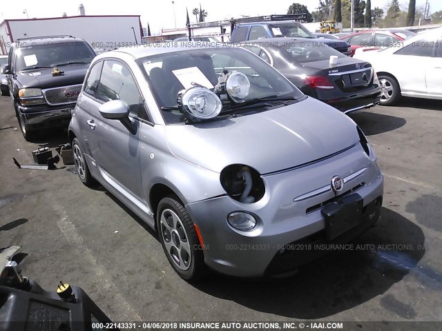 3C3CFFGE5GT184109 - 2016 FIAT 500 ELECTRIC GRAY photo 1