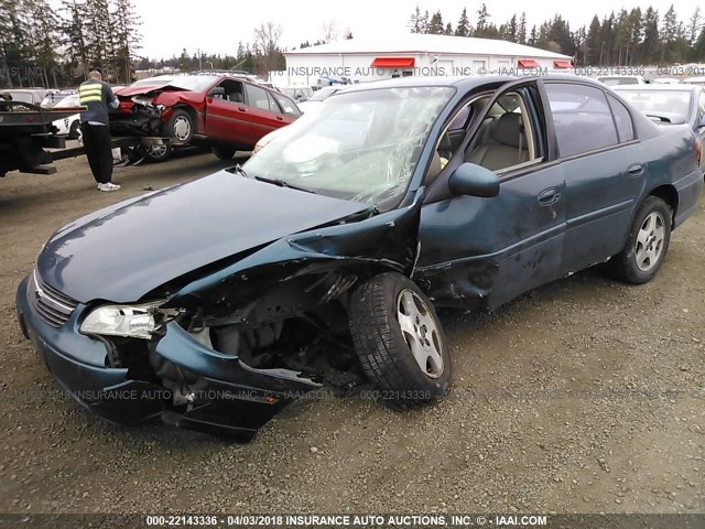 1G1NE52J53M586775 - 2003 CHEVROLET MALIBU LS ტალღისფერი ფოტო 2
