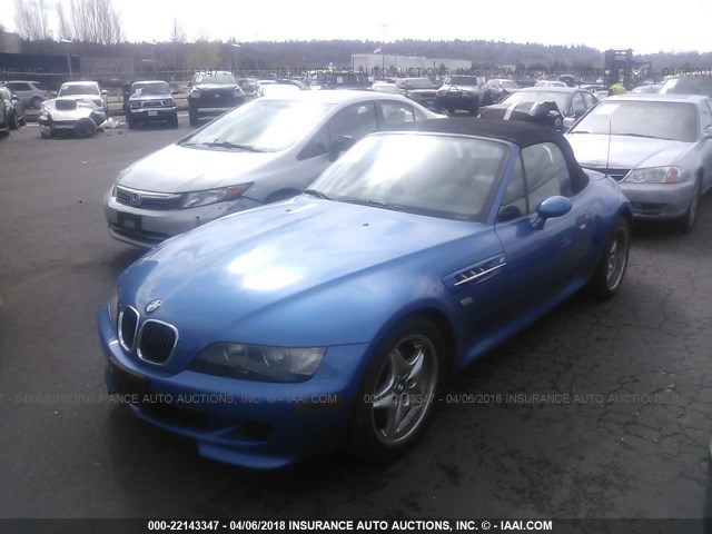 WBSCK9342YLC90466 - 2000 BMW M ROADSTER BLUE photo 6