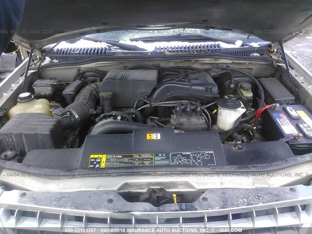 1FMZU73K73ZA60838 - 2003 FORD EXPLORER XLT/XLT SPORT/NBX SILVER photo 10