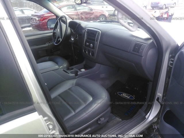 1FMZU73K73ZA60838 - 2003 FORD EXPLORER XLT/XLT SPORT/NBX SILVER photo 5
