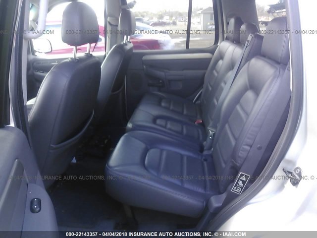 1FMZU73K73ZA60838 - 2003 FORD EXPLORER XLT/XLT SPORT/NBX SILVER photo 8