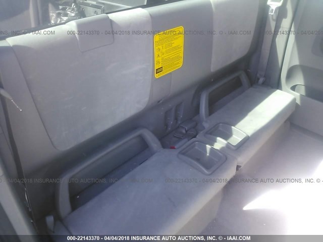 5TETU62N87Z437834 - 2007 TOYOTA TACOMA PRERUNNER ACCESS CAB SILVER photo 8