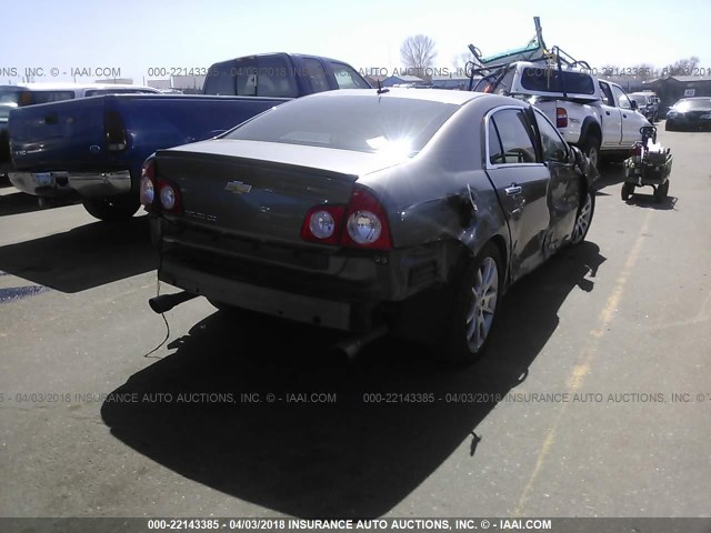 1G1ZE5E74BF318353 - 2011 CHEVROLET MALIBU LTZ BROWN photo 4