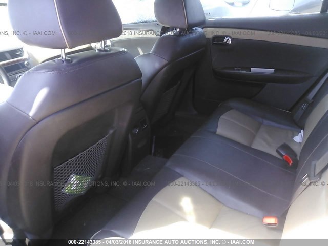 1G1ZE5E74BF318353 - 2011 CHEVROLET MALIBU LTZ BROWN photo 8