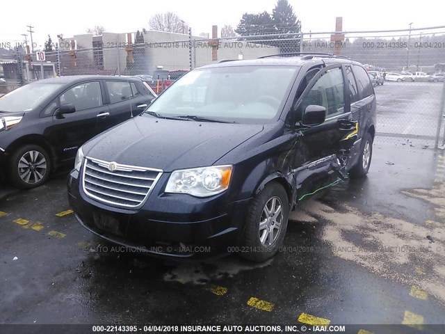 2A4RR5D15AR494161 - 2010 CHRYSLER TOWN & COUNTRY TOURING BLACK photo 2