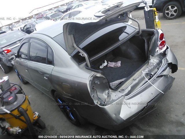 1N4AL11E36N406402 - 2006 NISSAN ALTIMA S/SL GRAY photo 3