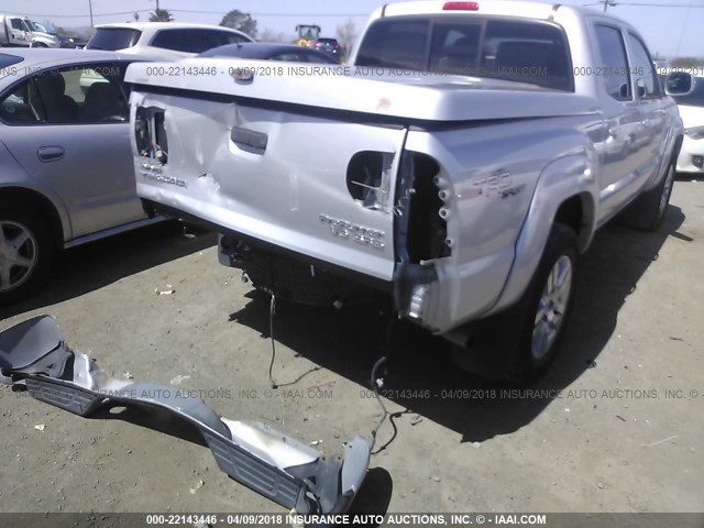 3TMJU62N19M077703 - 2009 TOYOTA TACOMA DOUBLE CAB PRERUNNER SILVER photo 6