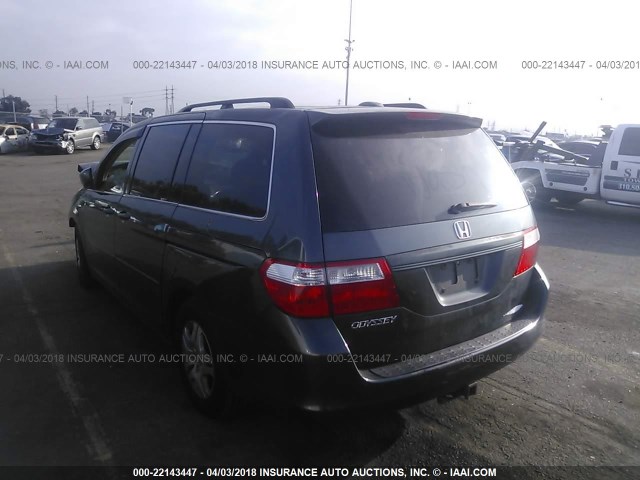 5FNRL38776B031886 - 2006 HONDA ODYSSEY EXL მწვანე ფოტო 3