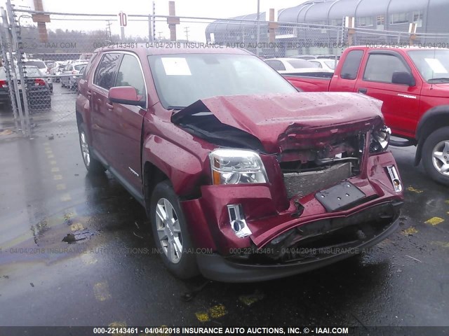 2CTALMEC5B6201588 - 2011 GMC TERRAIN SLE MAROON photo 1