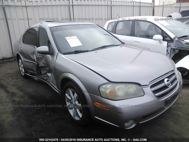 JN1DA31D02T454626 - 2002 NISSAN MAXIMA GLE/GXE/SE GRAY photo 1