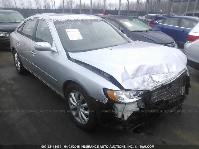 KMHFC46F38A309323 - 2008 HYUNDAI AZERA SE/LIMITED SILVER photo 1