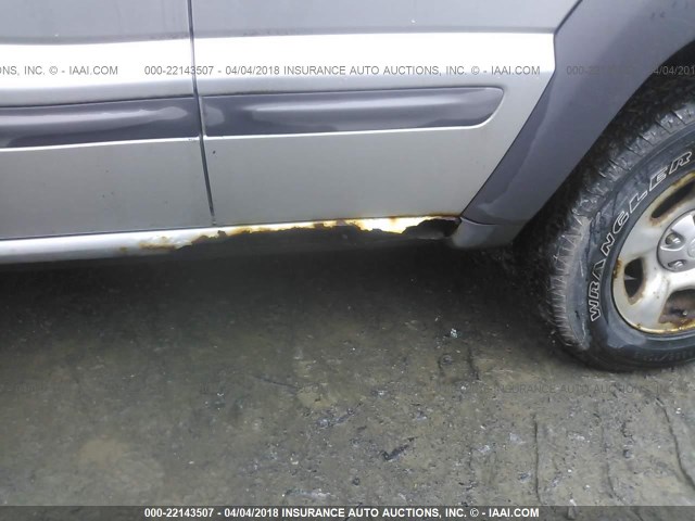 1J4GL48K32W343513 - 2002 JEEP LIBERTY SPORT 银色 照片 6