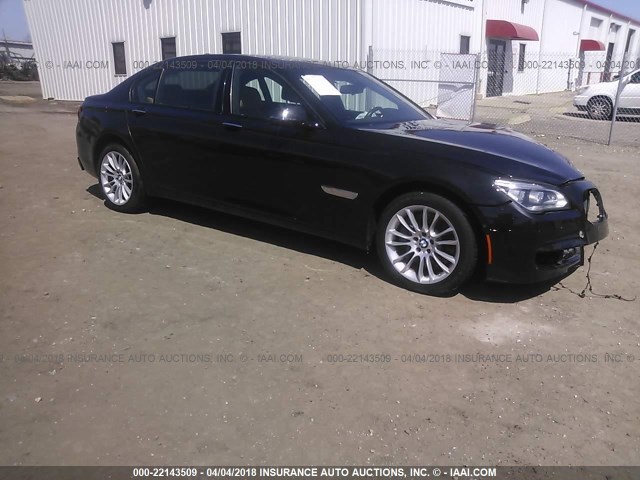 WBAYF8C50ED652993 - 2014 BMW 750 LXI BLACK photo 1