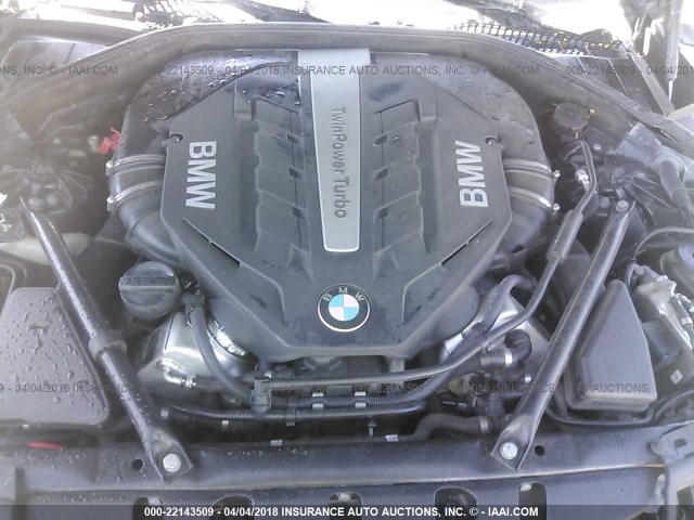 WBAYF8C50ED652993 - 2014 BMW 750 LXI BLACK photo 10