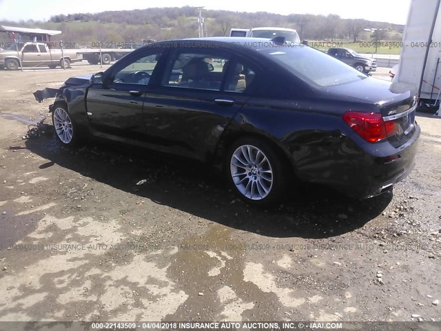 WBAYF8C50ED652993 - 2014 BMW 750 LXI BLACK photo 3