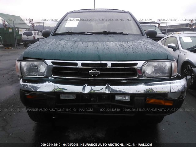 JN8AR05Y1VW127809 - 1997 NISSAN PATHFINDER LE/SE/XE GREEN photo 6