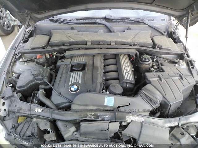 WBAWV13528P120777 - 2008 BMW 328 I SULEV GRAY photo 10