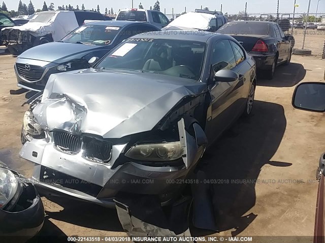 WBAWV13528P120777 - 2008 BMW 328 I SULEV GRAY photo 2
