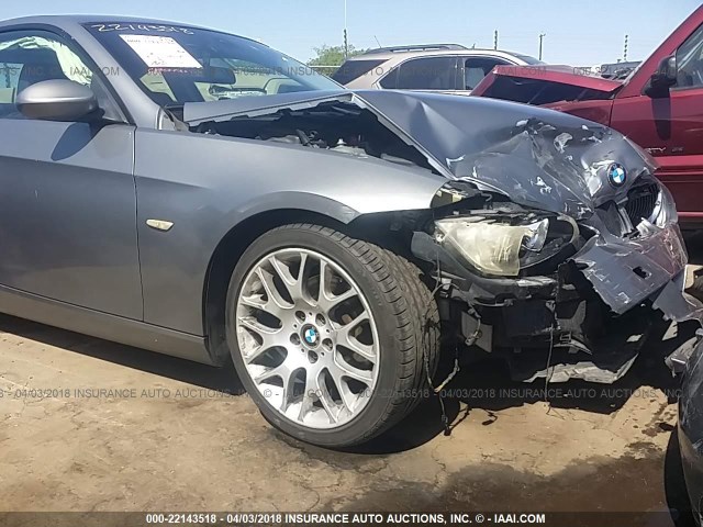 WBAWV13528P120777 - 2008 BMW 328 I SULEV GRAY photo 6
