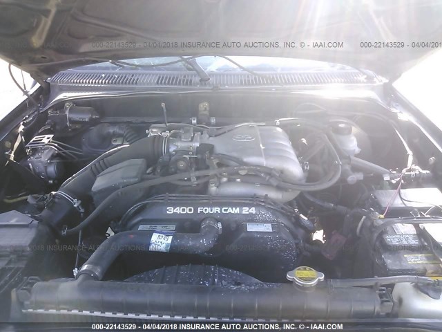 5TESN92N23Z184773 - 2003 TOYOTA TACOMA XTRACAB PRERUNNER შავი ფოტო 10