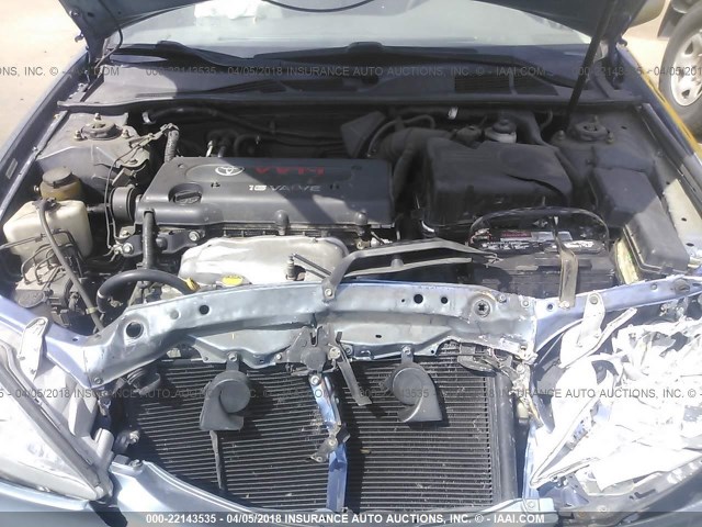 4T1BE32K43U735101 - 2003 TOYOTA CAMRY LE/XLE/SE BLUE photo 10