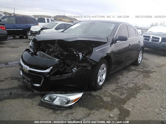 1G11B5SL7EF279785 - 2014 CHEVROLET MALIBU LS 黑色 照片 2