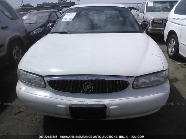 2G4WS52J151116385 - 2005 BUICK CENTURY CUSTOM WHITE photo 6