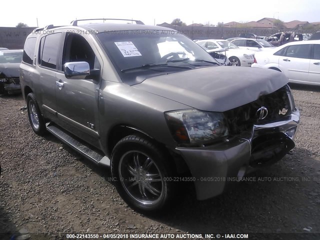 5N1AA08B76N734133 - 2006 NISSAN ARMADA SE/LE Pewter photo 1