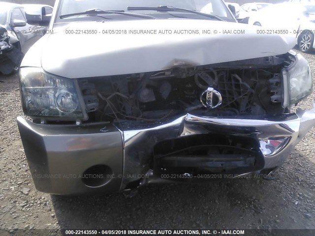 5N1AA08B76N734133 - 2006 NISSAN ARMADA SE/LE Pewter photo 6