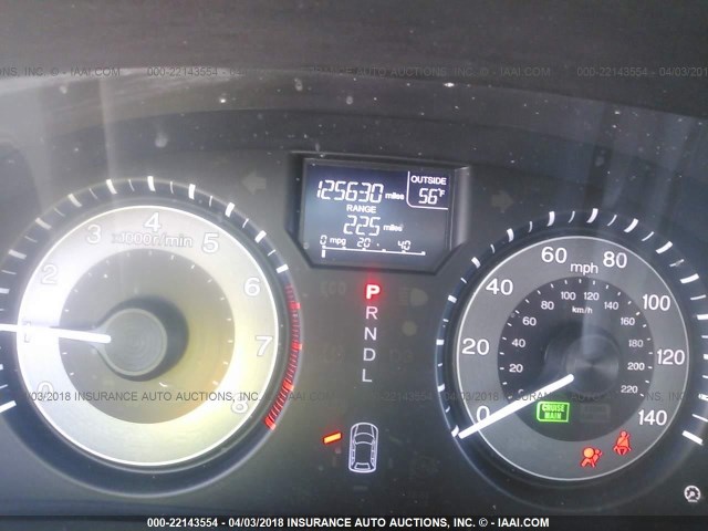 5FNRL5H60CB075856 - 2012 HONDA ODYSSEY EXL შავი ფოტო 7